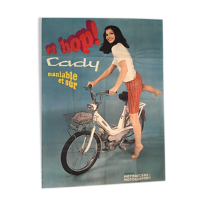 Affiche vintage Motobecane - 1968