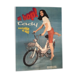 Vintage poster Motobecane Motoconfort Cady "And Hop!" - 1968