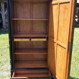 Dressmaker's cabinet with beveled triptych mirrors. (Mirror cabinet)