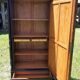 Dressmaker's cabinet with beveled triptych mirrors. (Mirror cabinet)