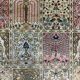 Oriental rug 100% silk hand-knotted – Bakhtiar box pattern 203x124 cm