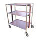 Textable folding rolling table