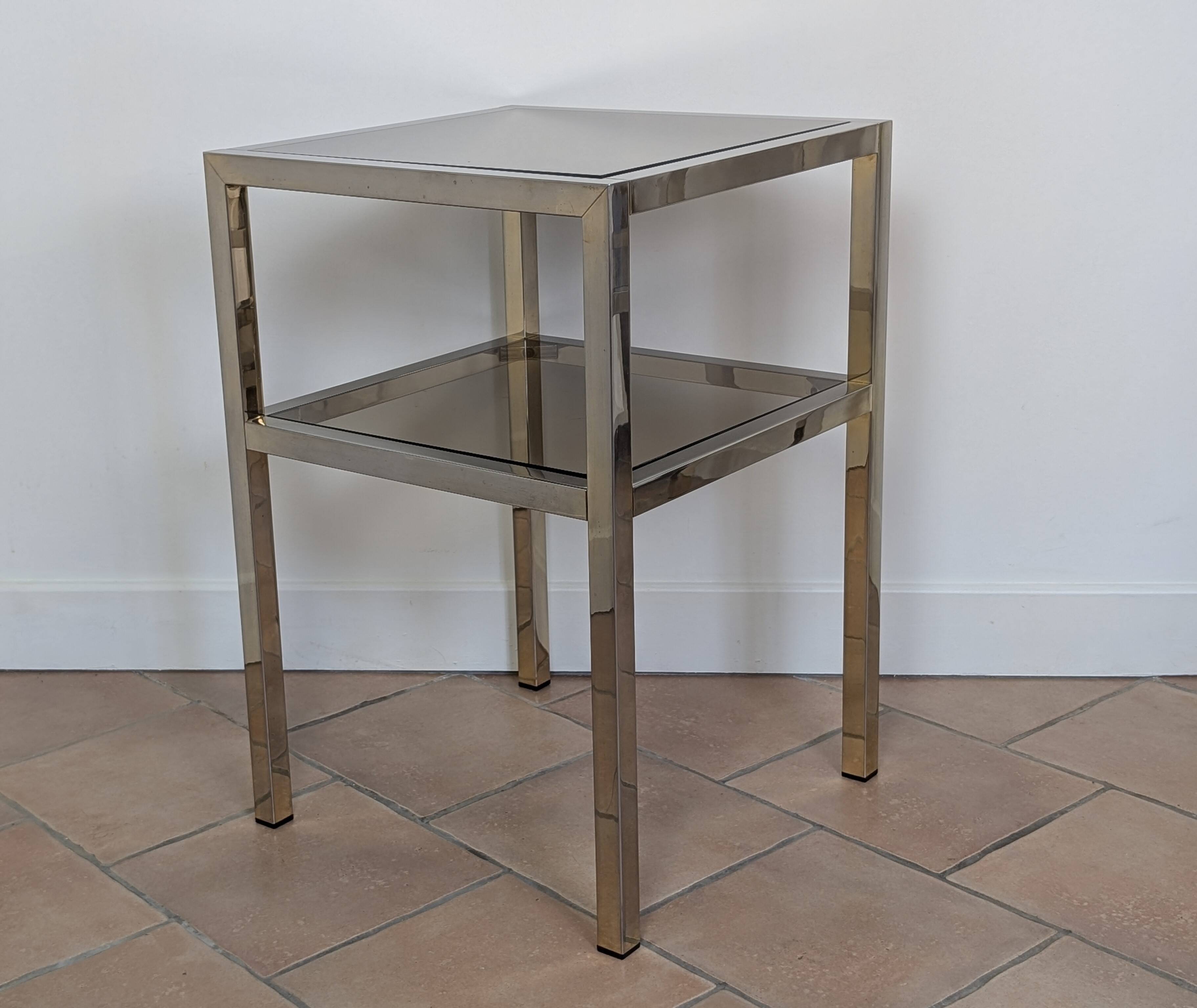 Chrome side tables/occasional tables