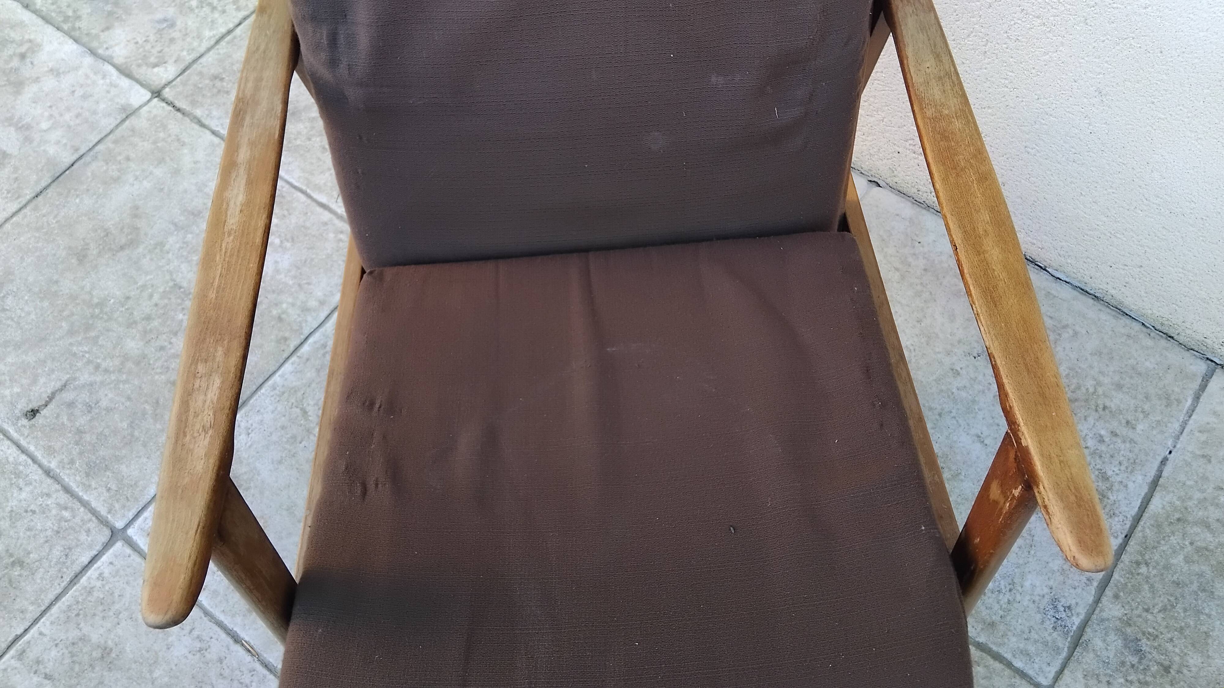 Fauteuil scandinave danois vintage année 50