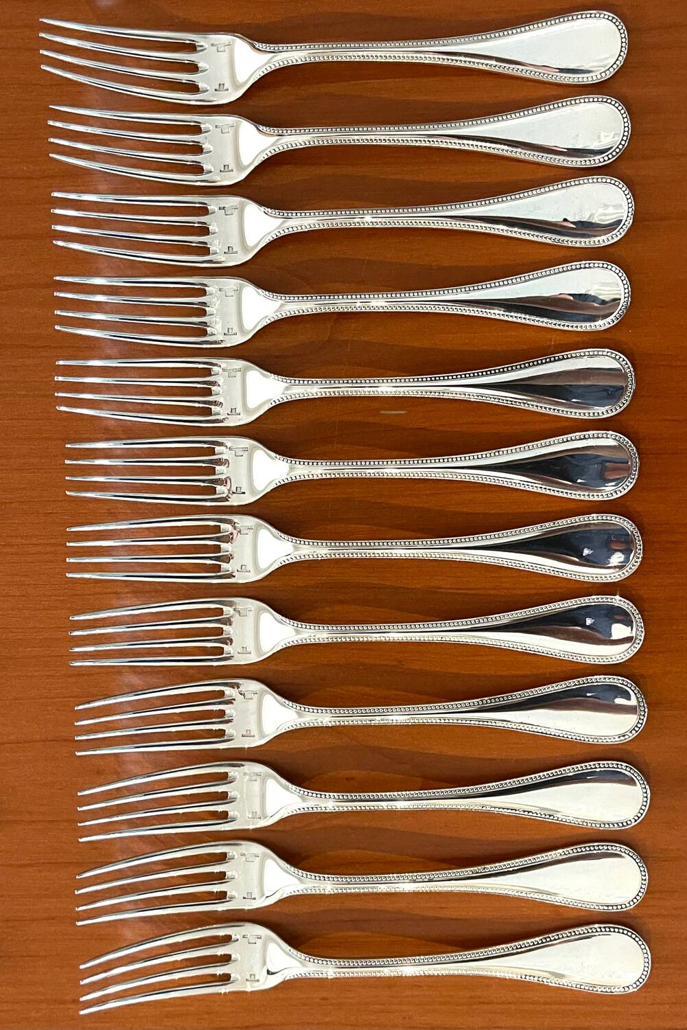 Christofle pearl flatware, 60 pieces, excellent condition