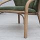 1970s, pair of Scandinavian lounge chairs, furniture velour and rattan