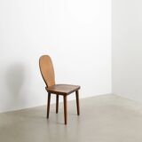 Vintage Swedish Modern Wooden "Skedblad" Pine Chair by Carl Malmsten, 1930s
