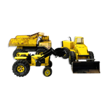 Tonka, three retro metal trucks