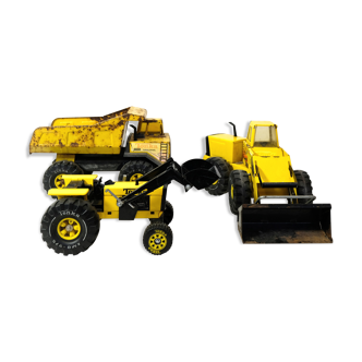 Tonka, three retro metal trucks