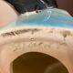 1950s Ceramic Sea Lion Lamp with Black Varnished Enamel, Signed