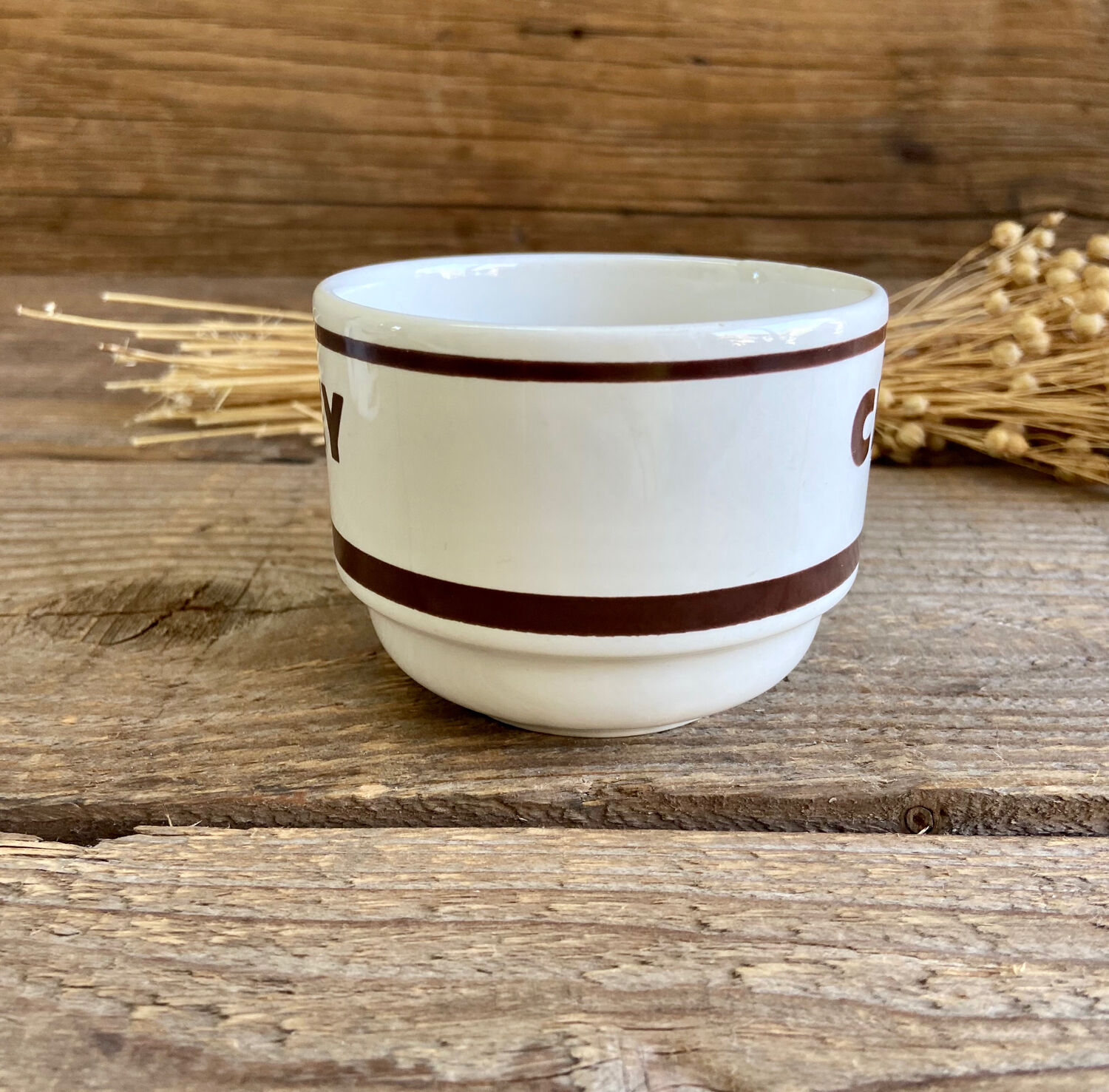 3 vintage choky cups