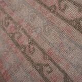 Vintage Turkish rug from Oushak, hand-woven 75x230 cm
