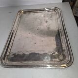 Antique silver-plated tray