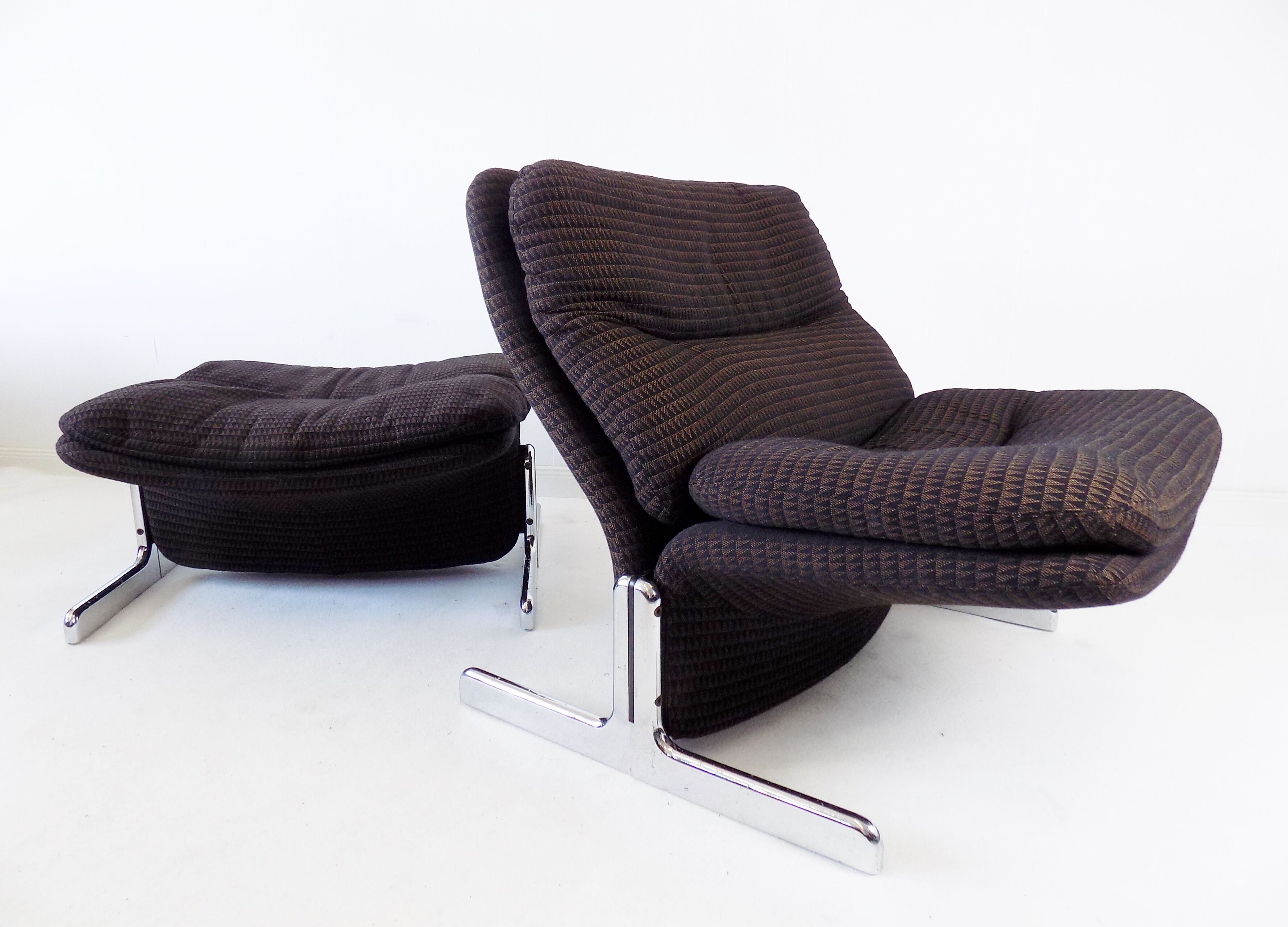 Chauffeuse Brunati Sandwich avec repose-pied par Ammanati & Vitelli