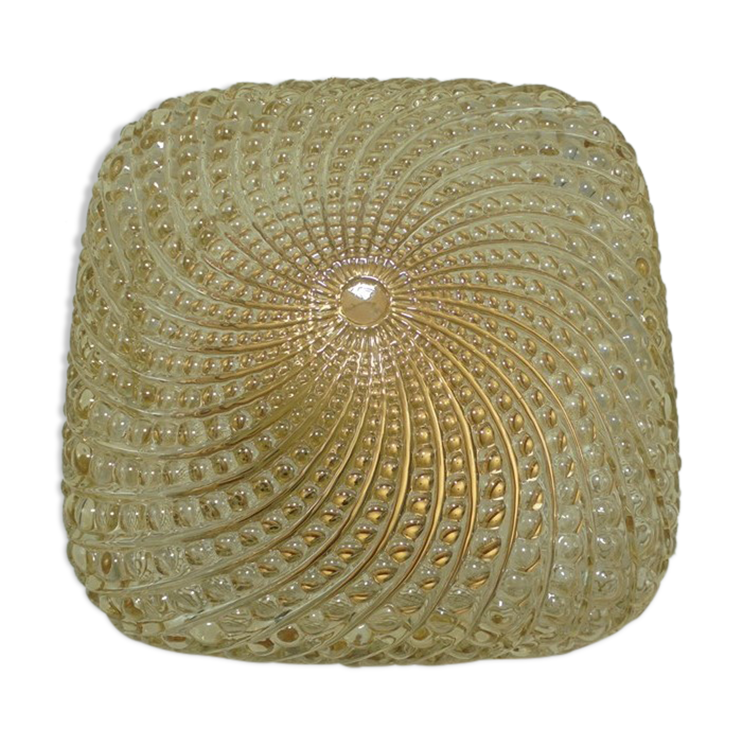 Gold glass ceiling lamp