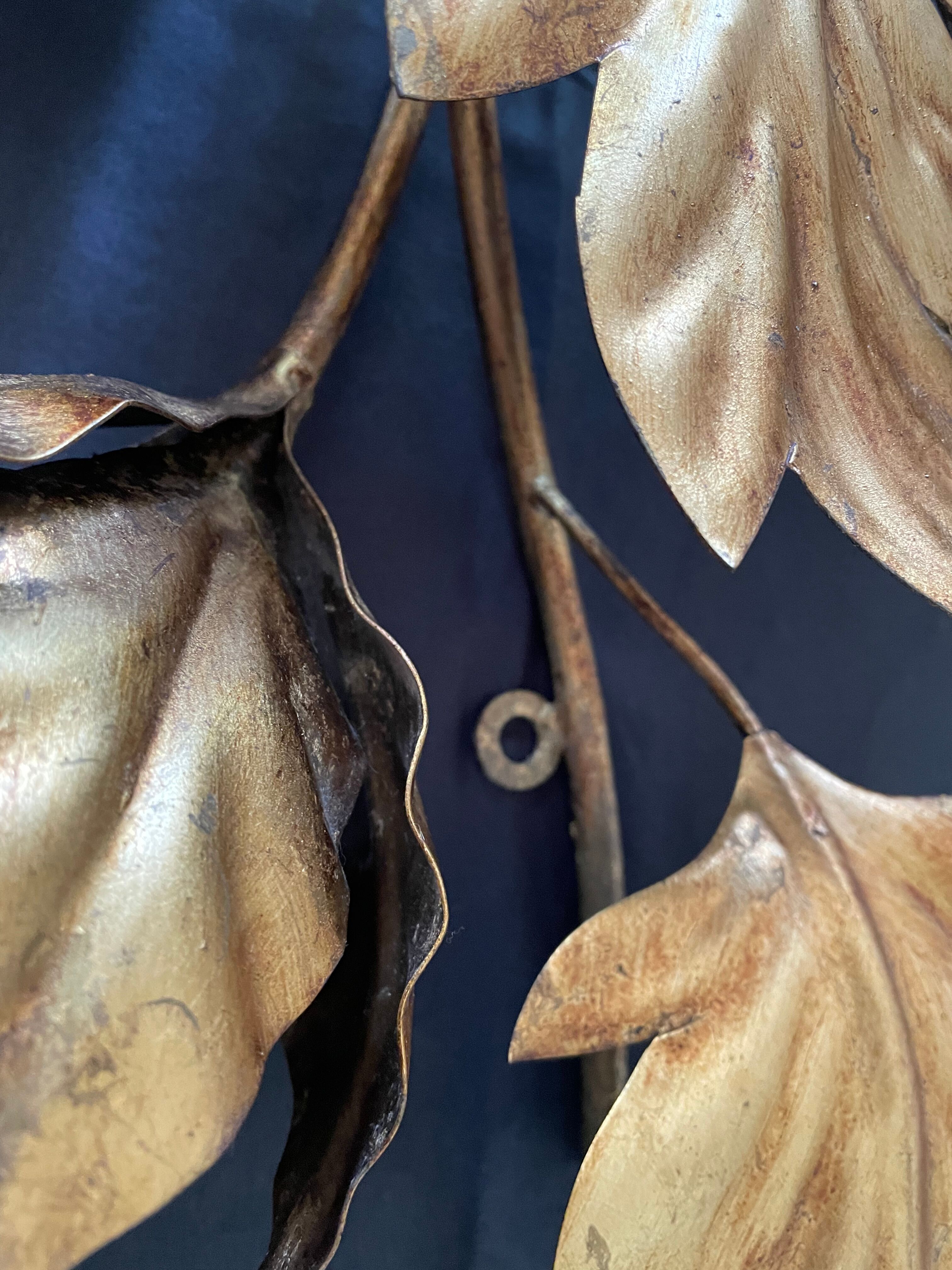 Metal wall lamp by Hans Kögl 1970