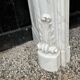 Remarkable Louis XV Style Fireplace In White Carrara Marble Circa 1880