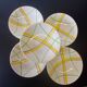 5 deep plates from Gien model "Sarabande" in good condition.