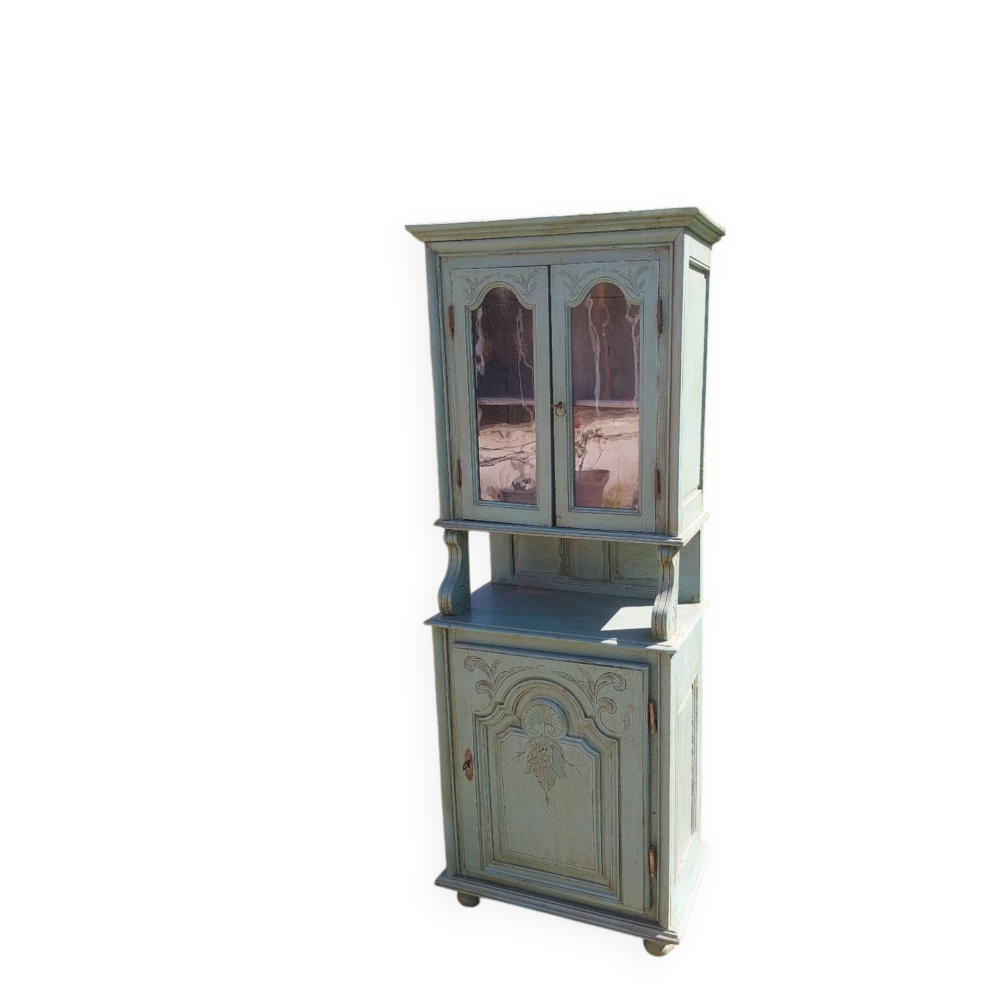 Glass-fronted buffet with 2 bodies