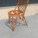 Vintage rattan chair – Louis Sognot style