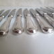 Ercuis set of 12 knives silver metal and stainless steel model Violin