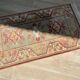 Vintage rug inspired by Art Deco.