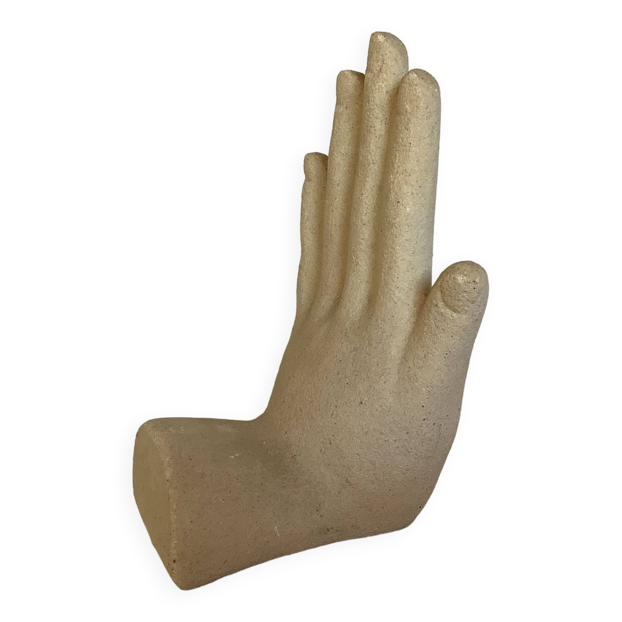 A hand-made stone bookend