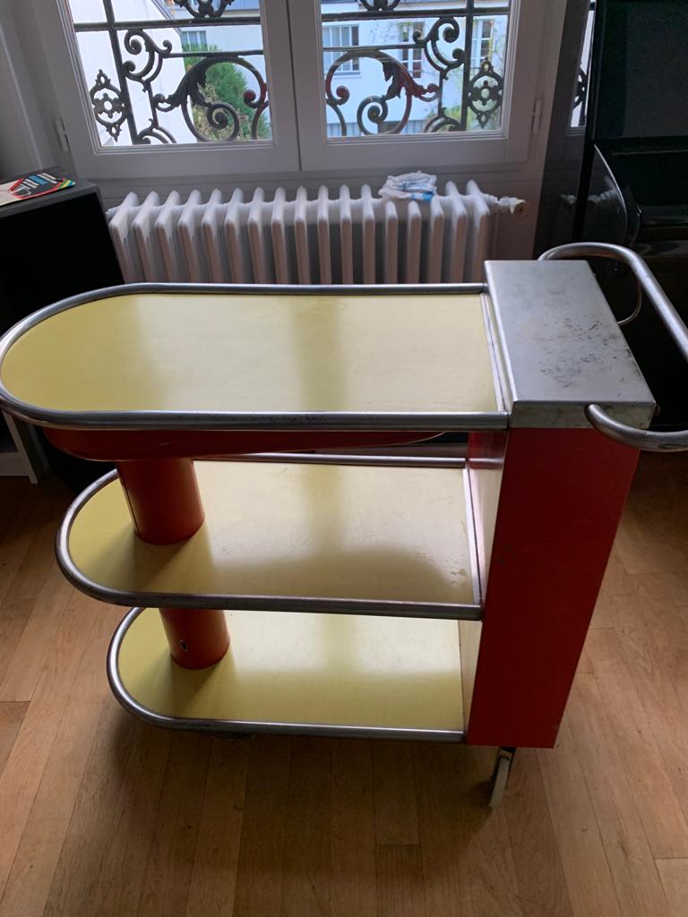 Three-tray rolling table, VANO Roubaix productions