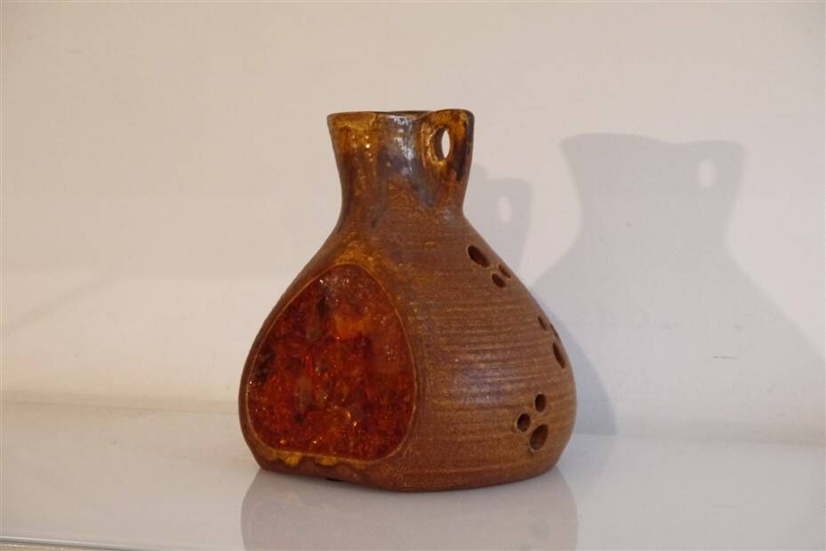 Lampe en cderamique des potiers d'Accolay