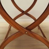 Round mahogany table, Danish design, 1970s, production: Denmark