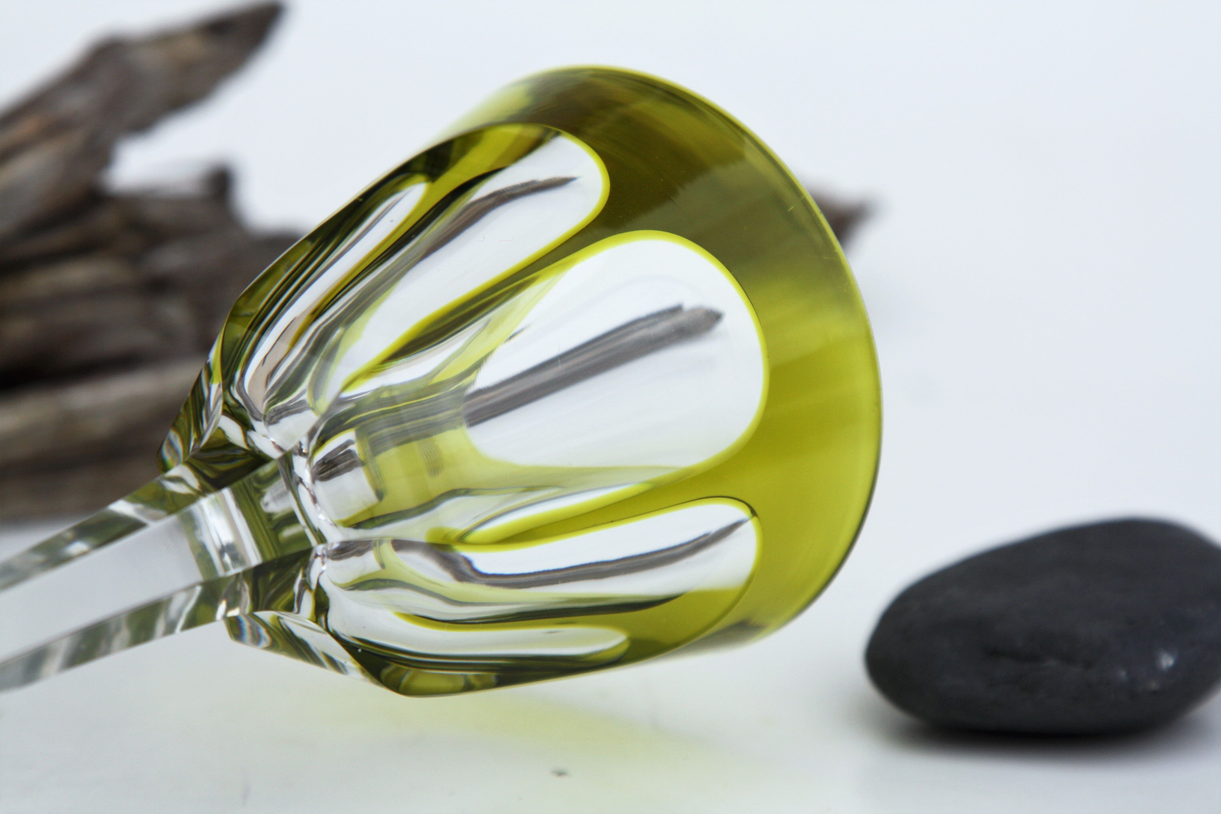 Rhine wine glass in Baccarat crystal harcourt model