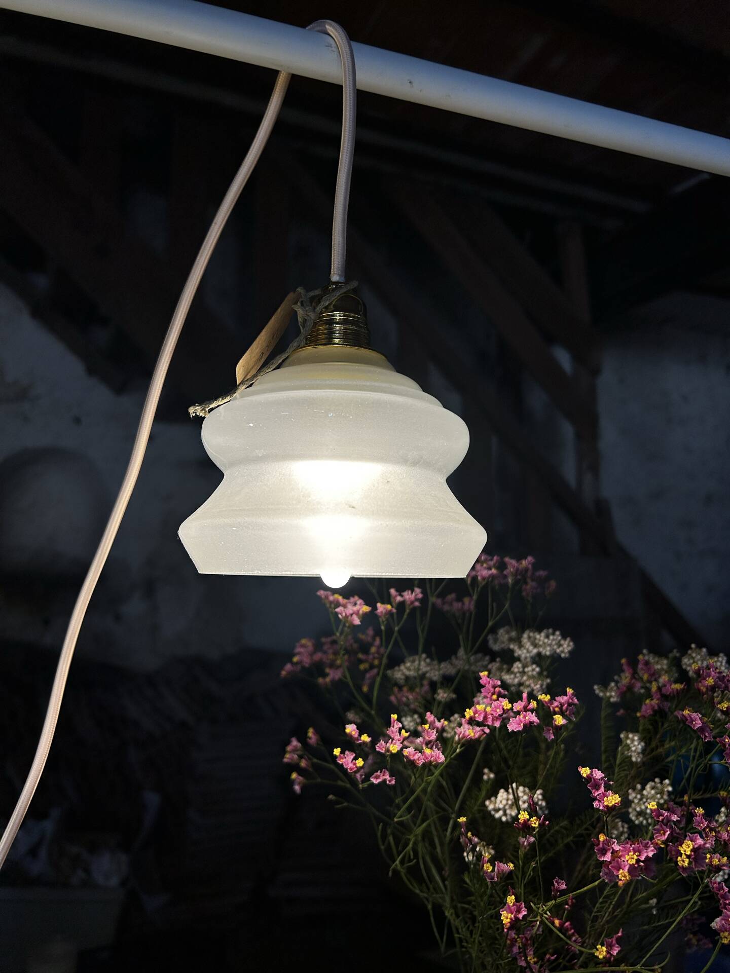 Vintage portable lamp
