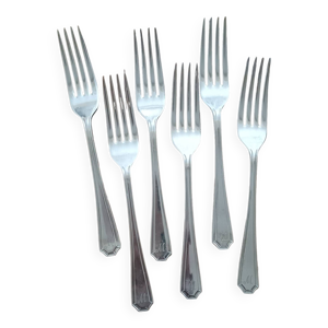6 fourchettes monogramme