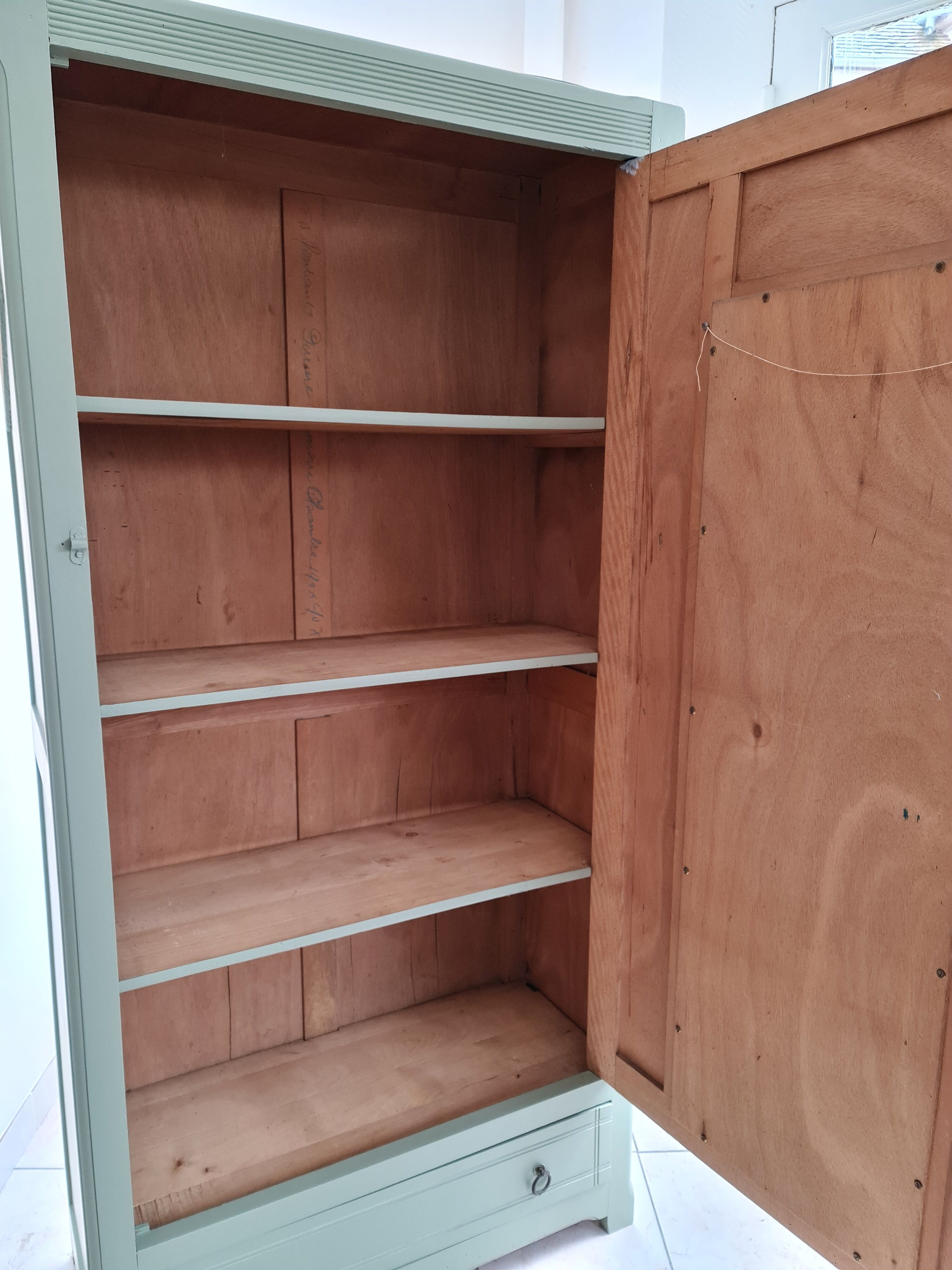 Grey green parisian wardrobe