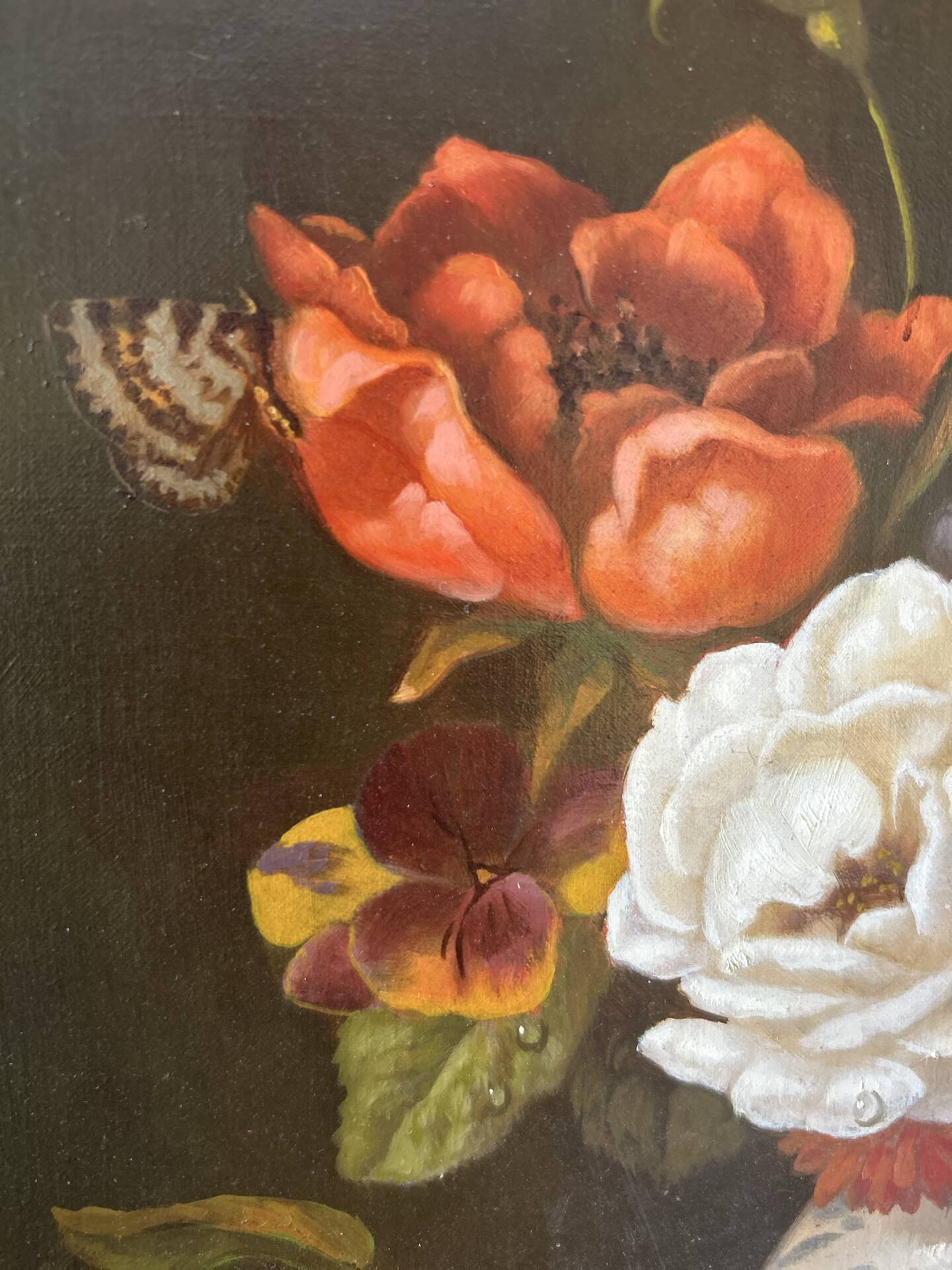 Oil on canvas FLOWER BOUQUET