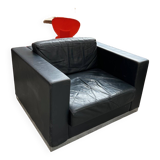 1980s leather armchair