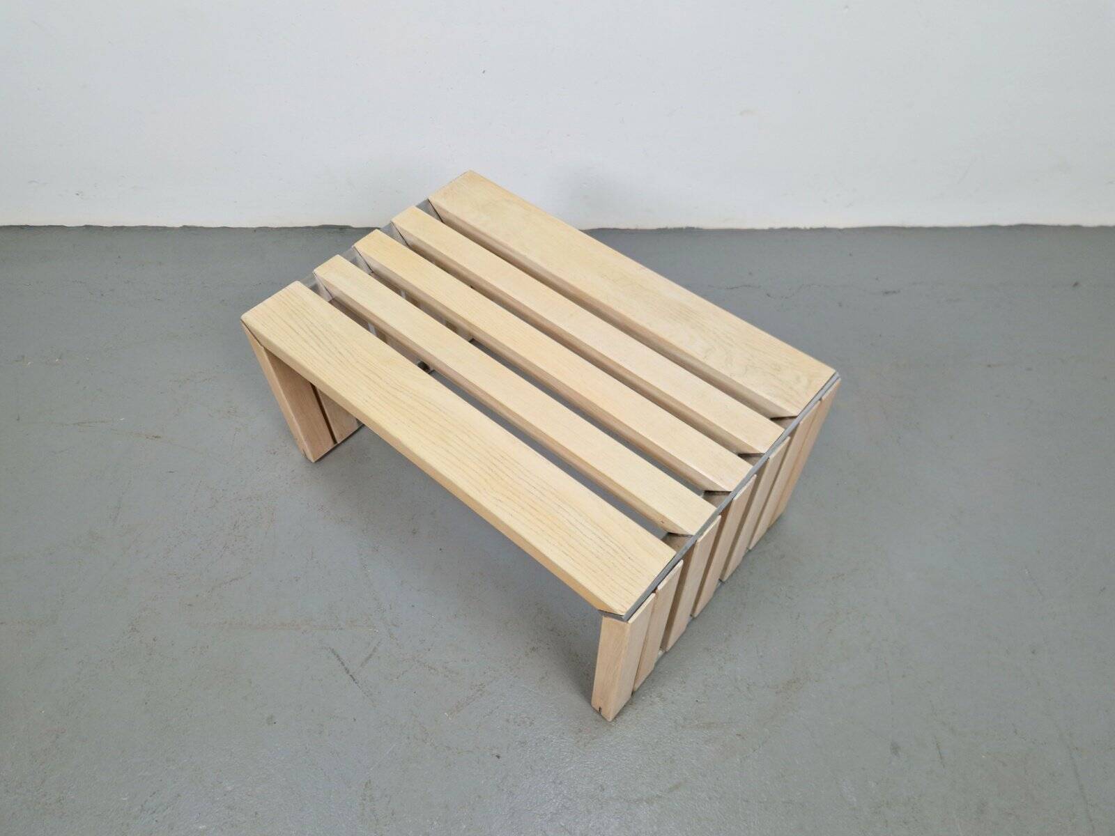 Slat Bench Coffee Table by Walter Antonis for 't Spectrum, 1970s