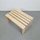 Slat Bench Coffee Table by Walter Antonis for 't Spectrum, 1970s