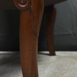 Pair of mahogany armchairs, Restoration period – early 19th century