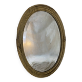 Bevel oval mirror nineteenth