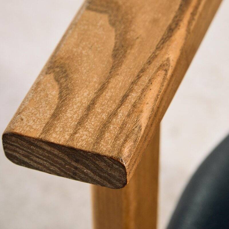 Vintage Oak Armchair by Lars Gangsø, 1970s