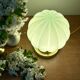 Vintage mint green opaline globe table lamp
