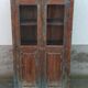 Armoire ancienne vitrée en bois belle patine