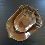 Set of 2 acorn empty pockets