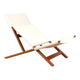 Fauteuil / Chaise longue danois du milieu du siècle par Lauge Vestergaard pour Cado, 1960