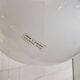 Vintage Space Age Chrome and Murano Glass Italian Pendant Lamp