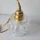 Bubbles molded glass pendant lamp