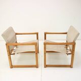 Set of Two Scandinavian Safari Armchairs by Karin Mobring, 1980s