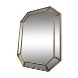 Miroir a parclose doré vintage