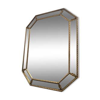 Vintage gold-plated mirror